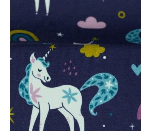 Jersey - Einhorn Theo blau